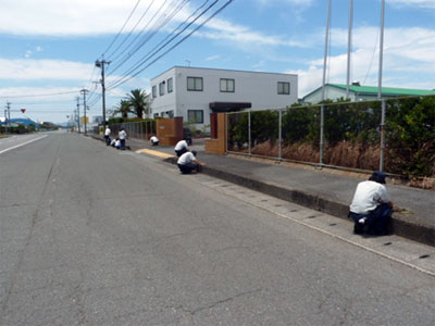 八代工場清掃風景